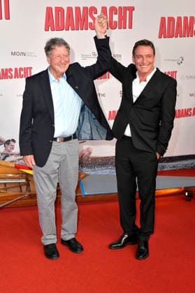 Klaus Bittner and Oliver Masucci at the premiere of the movie *Adams Acht* at the Zoo Palast in Berlin, September 8, 2026 Foto:xM.xBehrensx xFuturexImagex acht_6942
