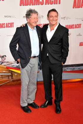 Klaus Bittner and Oliver Masucci at the premiere of the movie *Adams Acht* at the Zoo Palast in Berlin, September 8, 2026 Foto:xM.xBehrensx xFuturexImagex acht_6943
