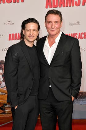 Karim Sebastian Elias and Oliver Masucci at the premiere of the movie *Adams Acht* at the Zoo Palast in Berlin, September 8, 2026 Foto:xM.xBehrensx xFuturexImagex acht_6959