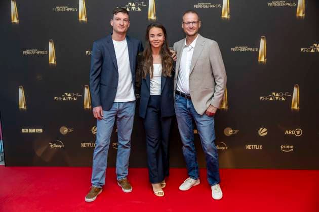 ABB KREATIVE’s Eike Koehler, Kim Kristin Mauch, and Bjoern Kurtenbach made an appearance on the red carpet at the gala Die Nacht der Kreativen (The Night of the Creatives)—the 2026 German Television Award—held at the Flora on September 8, 2026, in Cologne, North Rhine-Westphalia, Germany