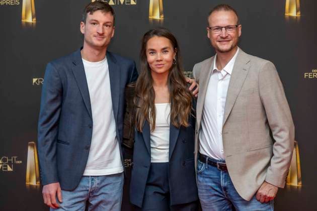 ABB KREATIVE’s Eike Koehler, Kim Kristin Mauch, and Bjoern Kurtenbach made an appearance on the red carpet at the gala Die Nacht der Kreativen (The Night of the Creatives)—the 2026 German Television Award—held at the Flora on September 8, 2026, in Cologne, North Rhine-Westphalia, Germany