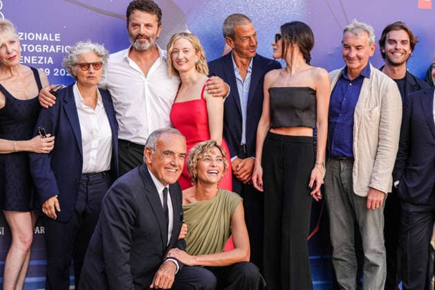 Viola Prestieri, Guido Caprino, Alba Rohrwacher, Alberio Barbera, Anna Foglietta, Malcom Pagani, and Nicola Giuliano attending the screening of *Una Storia* during the 83rd Venice International Film Festival at Sala Darsena on September 8, 2026, in Venice, Italy. Lucia Sabatelli, Venice, Italy Copyright: xLuciaxSabatellix xBestimagexLuciaxSabatellix xBestimagex