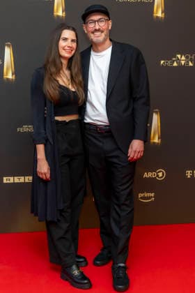 ABB KREATIVE s Marco Rottig and his female companion appeared on the red carpet at the Night of the Creatives gala for the 2026 German Television Award at the Flora on September 8, 2026, in Cologne, North Rhine-Westphalia, Germany