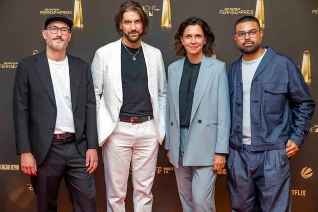 ABB CREATIVES Marco Rottig, David Gesslbauer, and Wesley William Salamone appeared on the red carpet at the gala The Night of the Creatives: The 2026 German Television Award at the Flora on September 8, 2026, in Cologne, North Rhine-Westphalia, Germany