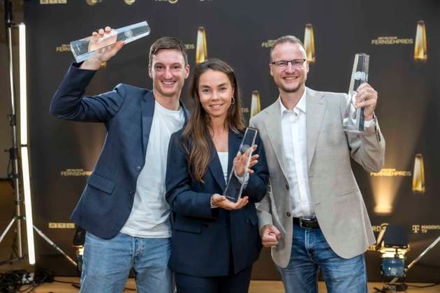 ABB KREATIVE Award Winners: Eike Koehler, Kim Kristin Mauch, and Bjoern Kurtenbach Honored for *Minentaucher*; Guests at the Night of the Creatives Gala—The 2026 German Television Award at the Flora on September 8, 2026, in Cologne, North Rhine-Westphalia, Germany