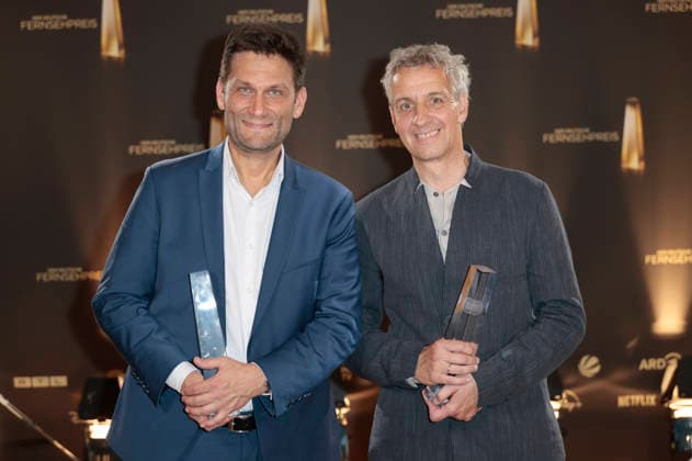 Christian Ehring and Dietmar Jacobs at the 2026 German Television Awards ceremony, The Night of the Creatives, at Flora Cologne, September 8, 2026 Foto:xR.xSchmiegeltx xFuturexImagex kreative_6930