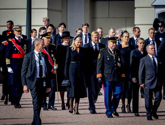 09-09-2026 Funeral of King Harald of Norway at the Dom cathedral in Oslo. King Willem-Alexander and Queen Maxima and Princess Amalia Â  Copyright: xPPEx