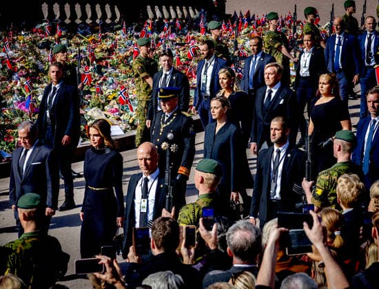 09-09-2026 Funeral of King Harald of Norway at the Dom cathedral in Oslo. King Willem-Alexander and Queen Maxima and Princess Amalia Â  Copyright: xPPEx