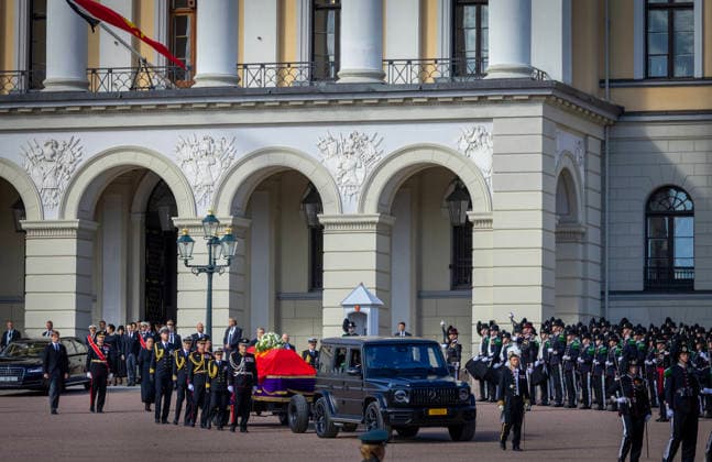 09-09-2026 Funeral of King Harald of Norway at the Dom cathedral in Oslo. Press media Â  Copyright: xPPEx
