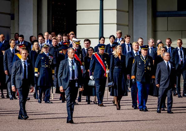 09-09-2026 Funeral of King Harald of Norway at the Dom cathedral in Oslo. Princess Victoria and Prince Daniel King Carl Gustaf and Queen Silvia Prince Carl Philip and Princess Sofia Princess Madeleine with Christopher O™Neill King Willem-Alexander and Queen Maxima and Princess Amalia Prince Albert and Princess Charlene King Abdullah II and Queen Rania Â  Copyright: xPPEx