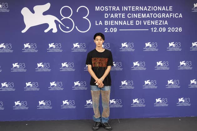 83rd Venice International Film Festival in Venice, Italy - 09 Sep 2026. Actor Daido attends the photocall of the film The Color of the Sun during the 83rd Venice International Film Festival in Venice, Italy. Venice Italy Copyright: xMarcoxBaradax xSOPAxImagesx 20260909_PHOTOCALL THE COLOR OF THE SUN-20