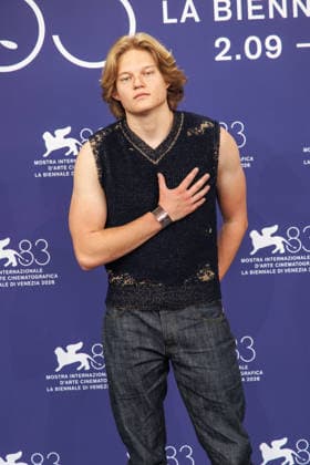 83rd Venice International Film Festival in Venice, Italy - 09 Sep 2026. Actor West Mulholland attends the photocall of the film The Color of the Sun during the 83rd Venice International Film Festival in Venice, Italy. Venice Italy Copyright: xMarcoxBaradax xSOPAxImagesx 20260909_PHOTOCALL THE COLOR OF THE SUN-29