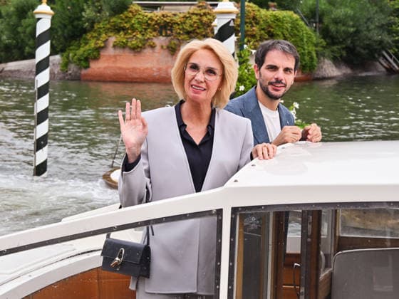 IPA88310364 - Venice, 83rd Venice International Film Festival 2026 - Day 8 - Arrivals at the Excelsior Hotel pier - Pictured: Emanuela Fanelli  Copyright: xManuelexMangiarottix xPoolxPhotoxEventsx08x IPA88310364