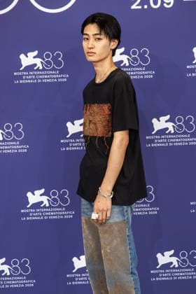 September 9, 2026, Venice, Italy: Actor Daido attends the photocall of the film The Color of the Sun during the 83rd Venice International Film Festival in Venice, Italy. Venice Italy  - ZUMAs197 20260909_aaa_s197_086 Copyright: xMarcoxBaradax