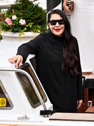 IPA88312595 - Venice, 83rd Venice International Film Festival 2026 Day 8 Arrivals at the Excelsior Hotel™s pier Pictured: Marina AbramoviÄ‡  Copyright: xSimonexComix xPoolxPhotoxEventsx08x IPA88312595