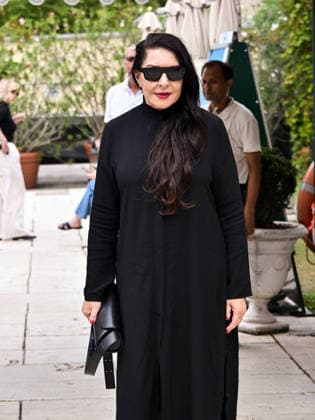 IPA88312598 - Venice, 83rd Venice International Film Festival 2026 - Day 8 - Arrivals at the Excelsior Hotel™s pier - Pictured: Marina AbramoviÄ‡  Copyright: xSimonexComix xPoolxPhotoxEventsx08x IPA88312598