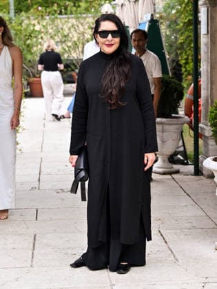 IPA88312600 - Venice, 83rd Venice International Film Festival 2026 - Day 8 - Arrivals at the Excelsior Hotel pier - Pictured: Marina AbramoviÄ‡  Copyright: xSimonexComix xPoolxPhotoxEventsx08x IPA88312600