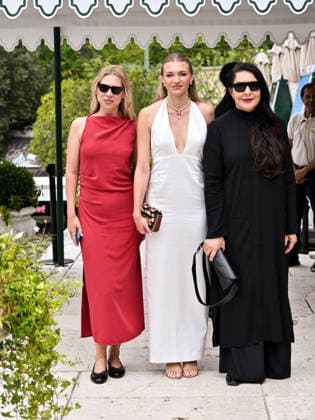 IPA88312604 - Venice, 83rd Venice International Film Festival 2026 - Day 8 - Arrivals at the Excelsior Hotel pier - Pictured: Marina AbramoviÄ‡, guest  Copyright: xSimonexComix xPoolxPhotoxEventsx08x IPA88312604