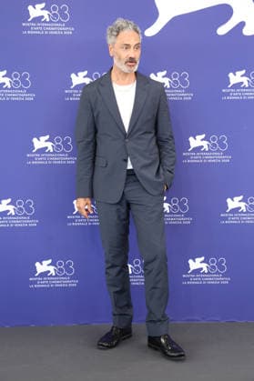 Taika Waititi at the photocall for the film *Place to Be* at the 2026 Venice Biennale—the 83rd Venice International Film Festival—at the Palazzo del Casino in Venice, September 9, 2026 Foto:xD.xBedrosianx xFuturexImagex place_6931