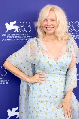 Pamela Anderson at the photo call for the movie *Place to Be* at the 2026 Venice Biennale, the 83rd Venice International Film Festival, at the Palazzo del Casino in Venice, September 9, 2026 Foto:xD.xBedrosianx xFuturexImagex place_6963