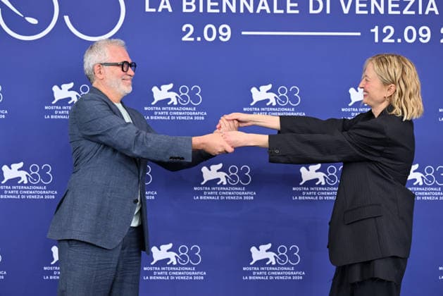 September 9, 2026, Venice, Rome, Italy: Director StÃ¢oeÃ‚Â®phane BrizÃ¢oeÃ‚Â® and Alba Rohrwacher during the photocall for the film Un bon petit soldat, 83rd Venice Film Festival. Venice, September 9, 2026 Venice Italy  - ZUMAa289 20260909_zia_a289_109 Copyright: xMariaxLauraxAntonellix xAgfx