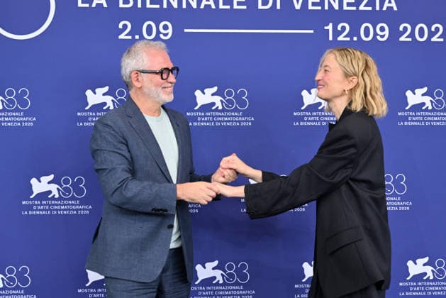 September 9, 2026, Venice, Rome, Italy: Director StÃ¢oeÃ‚Â®phane BrizÃ¢oeÃ‚Â® and Alba Rohrwacher during the photocall for the film Un bon petit soldat, 83rd Venice Film Festival. Venice, September 9, 2026 Venice Italy  - ZUMAa289 20260909_zia_a289_110 Copyright: xMariaxLauraxAntonellix xAgfx
