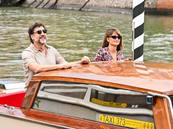 IPA88312633 - Venice, 83rd Venice International Film Festival 2026 - Day 8 - Arrivals at the Excelsior Hotel pier - Pictured: Penelope Cruz, Javier Bardem  Copyright: xSimonexComix xPoolxPhotoxEventsx08x IPA88312633