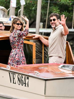IPA88312656 - Venice, 83rd Venice International Film Festival 2026 - Day 8 - Arrivals at the Excelsior Hotel pier - Pictured: Penelope Cruz, Javier Bardem  Copyright: xSimonexComix xPoolxPhotoxEventsx08x IPA88312656