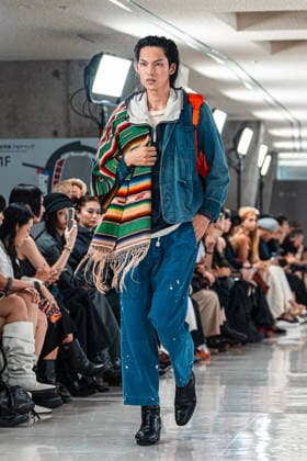 Runway model, September 9, 2026 - TRANO TOKYO S S27 RUNWAY SHOW Featuring ROMANIAN DESIGNERS & PIONEER DENIM at the Yoyogi National Stadium in Tokyo, Japan.  aflo_346390070