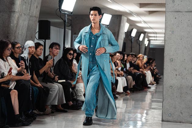 Runway model, September 9, 2026 - TRANO TOKYO S S27 RUNWAY SHOW Featuring ROMANIAN DESIGNERS & PIONEER DENIM at the Yoyogi National Stadium in Tokyo, Japan.  aflo_346390075