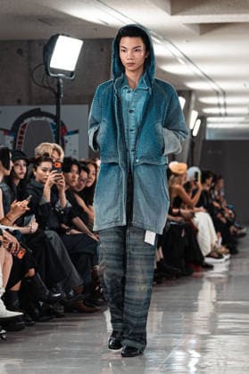 Runway model, September 9, 2026 - TRANO TOKYO S S27 RUNWAY SHOW Featuring ROMANIAN DESIGNERS & PIONEER DENIM at the Yoyogi National Stadium in Tokyo, Japan.  aflo_346390077