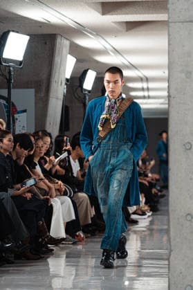 Runway model, September 9, 2026 - TRANO TOKYO S S27 RUNWAY SHOW Featuring ROMANIAN DESIGNERS & PIONEER DENIM at the Yoyogi National Stadium in Tokyo, Japan.  aflo_346390080