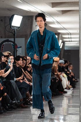 Runway model, September 9, 2026 - TRANO TOKYO S S27 RUNWAY SHOW Featuring ROMANIAN DESIGNERS & PIONEER DENIM at the Yoyogi National Stadium in Tokyo, Japan.  aflo_346390084