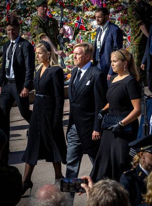 09-09-2026 Funeral of King Harald of Norway during a royal procession from the Royal Palace Chapel to the Cathedral in Oslo. King Willem-Alexander and Queen Maxima and Princess Amalia Â  Copyright: xPPEx