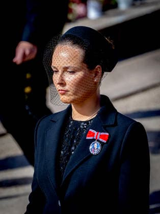 09-09-2026 Funeral of King Harald of Norway during a royal procession from the Royal Palace Chapel to the Cathedral in Oslo. Princess Ingrid Alexandra Â  Copyright: xPPEx