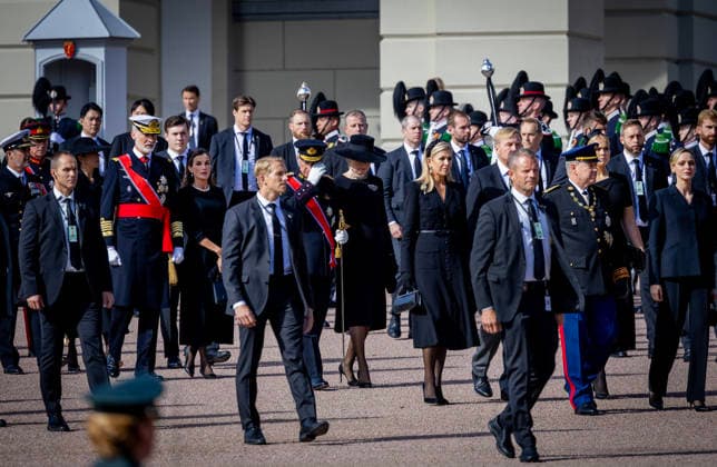 09-09-2026 Funeral of King Harald of Norway during a royal procession from the Royal Palace Chapel to the Cathedral in Oslo. Princess Victoria and Prince Daniel King Carl Gustaf Prince Carl Philip and Princess Sofia Princess Madeleine with Christopher O™Neill King Willem-Alexander and Queen Maxima and Princess Amalia Prince Albert and Princess Charlene King Abdullah II and Queen Rania Â  Copyright: xPPEx
