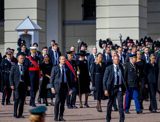 09-09-2026 Funeral of King Harald of Norway during a royal procession from the Royal Palace Chapel to the Cathedral in Oslo. Princess Victoria and Prince Daniel King Carl Gustaf Prince Carl Philip and Princess Sofia Princess Madeleine with Christopher O™Neill King Willem-Alexander and Queen Maxima and Princess Amalia Prince Albert and Princess Charlene King Abdullah II and Queen Rania Â  Copyright: xPPEx