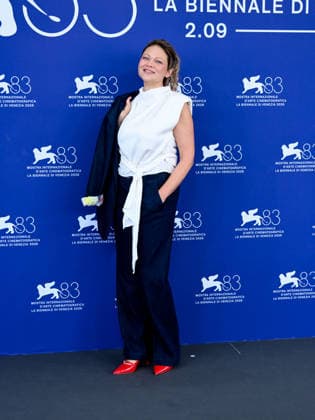 IPA88312499 - Venice, 83rd Venice International Film Festival 2026 - Day 8. Photocall for the film Dau. Pictured: Radmila Shchogolieva  Copyright: xAlbertoxTerenghix xPoolxPhotoxEventsx08x IPA88312499