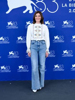IPA88312516 - Venice, 83rd Venice International Film Festival 2026 - Day 8. Photocall for the film Dau. Pictured: Maria Nafpliotou  Copyright: xAlbertoxTerenghix xPoolxPhotoxEventsx08x IPA88312516