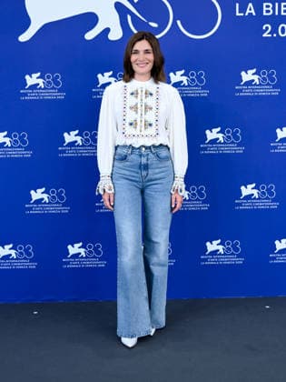 IPA88312519 - Venice, 83rd Venice International Film Festival 2026 - Day 8. Photocall for the film Dau. Pictured: Maria Nafpliotou  Copyright: xAlbertoxTerenghix xPoolxPhotoxEventsx08x IPA88312519