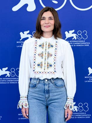 IPA88312526 - Venice, 83rd Venice International Film Festival 2026 - Day 8. Photocall for the film Dau. Pictured: Maria Nafpliotou  Copyright: xAlbertoxTerenghix xPoolxPhotoxEventsx08x IPA88312526
