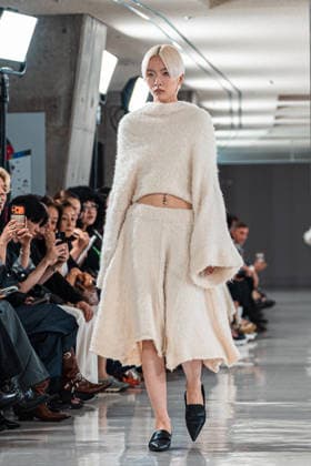 Runway model, September 9, 2026 - TRANO TOKYO S S27 RUNWAY SHOW Featuring ROMANIAN DESIGNERS & PIONEER DENIM at the Yoyogi National Stadium in Tokyo, Japan.  aflo_346390103
