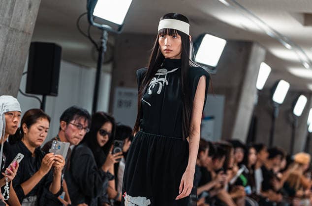 Runway model, September 9, 2026 - TRANO TOKYO S S27 RUNWAY SHOW Featuring ROMANIAN DESIGNERS & PIONEER DENIM at the Yoyogi National Stadium in Tokyo, Japan.  aflo_346390114