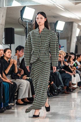 Runway model, September 9, 2026 - TRANO TOKYO S S27 RUNWAY SHOW Featuring ROMANIAN DESIGNERS & PIONEER DENIM at the Yoyogi National Stadium in Tokyo, Japan.  aflo_346390136