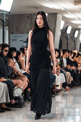 Runway model, September 9, 2026 - TRANO TOKYO S S27 RUNWAY SHOW Featuring ROMANIAN DESIGNERS & PIONEER DENIM at the Yoyogi National Stadium in Tokyo, Japan.  aflo_346390169