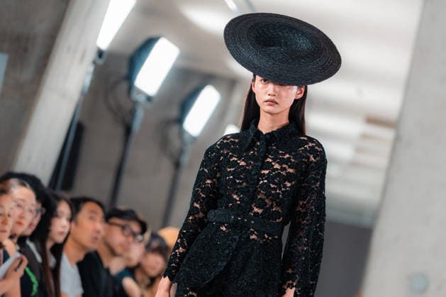 Runway model, September 9, 2026 - TRANO TOKYO S S27 RUNWAY SHOW Featuring ROMANIAN DESIGNERS & PIONEER DENIM at the Yoyogi National Stadium in Tokyo, Japan.  aflo_346390183