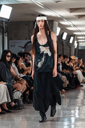 Runway model, September 9, 2026 - TRANO TOKYO S S27 RUNWAY SHOW Featuring ROMANIAN DESIGNERS & PIONEER DENIM at the Yoyogi National Stadium in Tokyo, Japan.  aflo_346390140