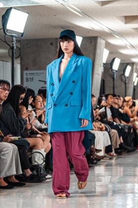 Runway model, September 9, 2026 - TRANO TOKYO S S27 RUNWAY SHOW Featuring ROMANIAN DESIGNERS & PIONEER DENIM at the Yoyogi National Stadium in Tokyo, Japan.  aflo_346390178