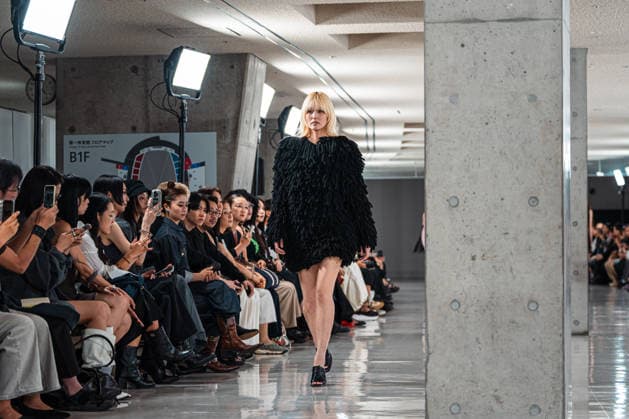 Runway model, September 9, 2026 - TRANO TOKYO S S27 RUNWAY SHOW Featuring ROMANIAN DESIGNERS & PIONEER DENIM at the Yoyogi National Stadium in Tokyo, Japan.  aflo_346390185
