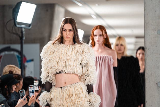 Runway models, September 9, 2026 - TRANO TOKYO S S27 RUNWAY SHOW Featuring ROMANIAN DESIGNERS & PIONEER DENIM at the Yoyogi National Stadium in Tokyo, Japan.  aflo_346390191